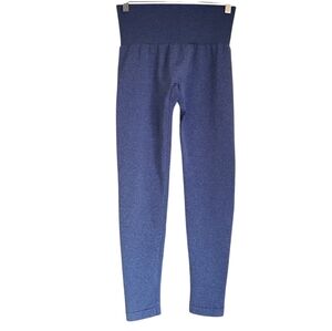 nvgtn blue heather contour seamless leggings size M
